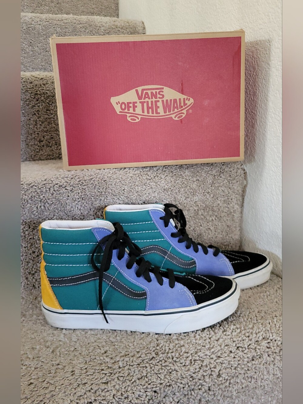 Vans Sk8-Hi  Unisex "Mix & Match" high-top sneakers M 8 W 9.5
